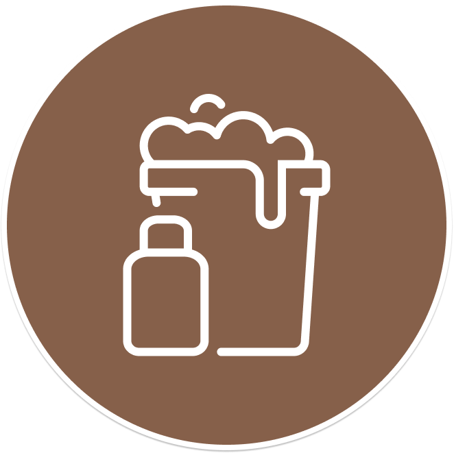 soap bucket icon