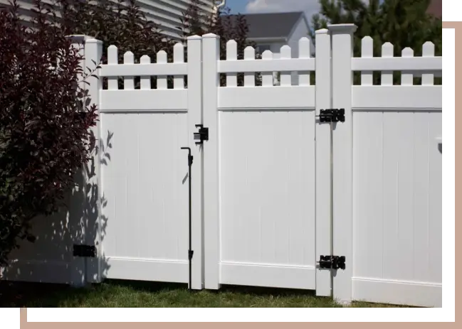 a vinyl fence gate