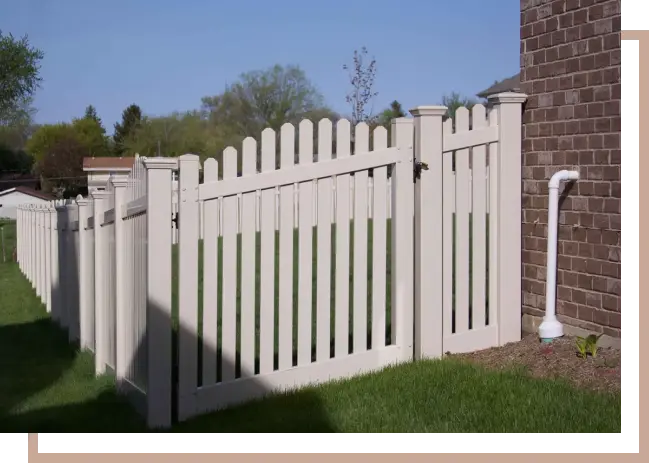 vinyl fence gate