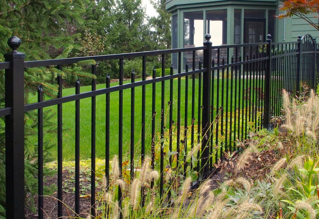 Fort Wayne metal fence installation