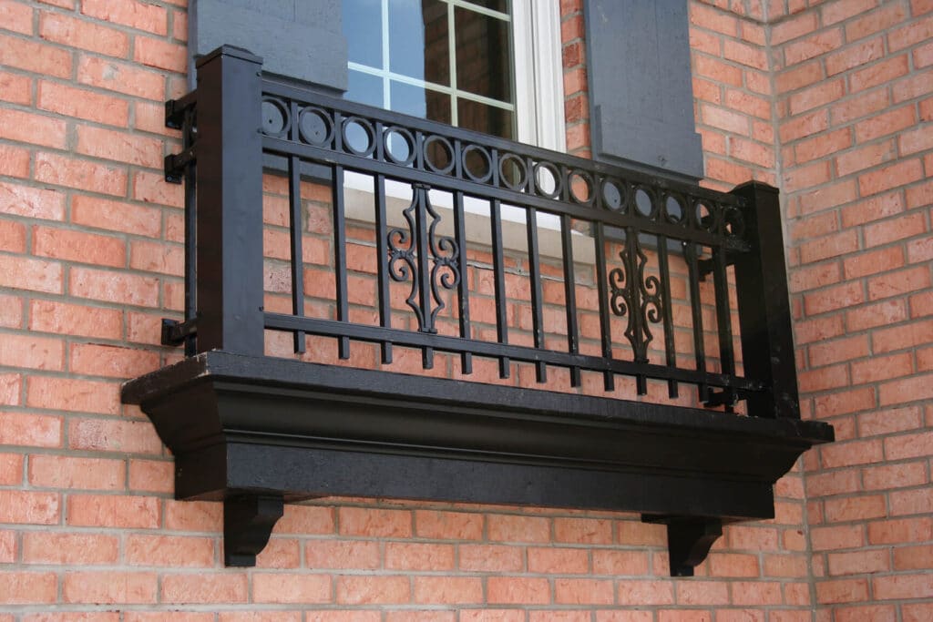 outdoor railing installation in Fort Wayne