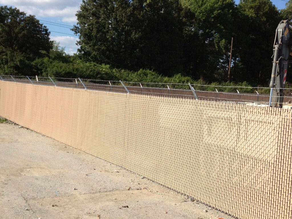 Commercial chain link fence installation around Fort Wayne