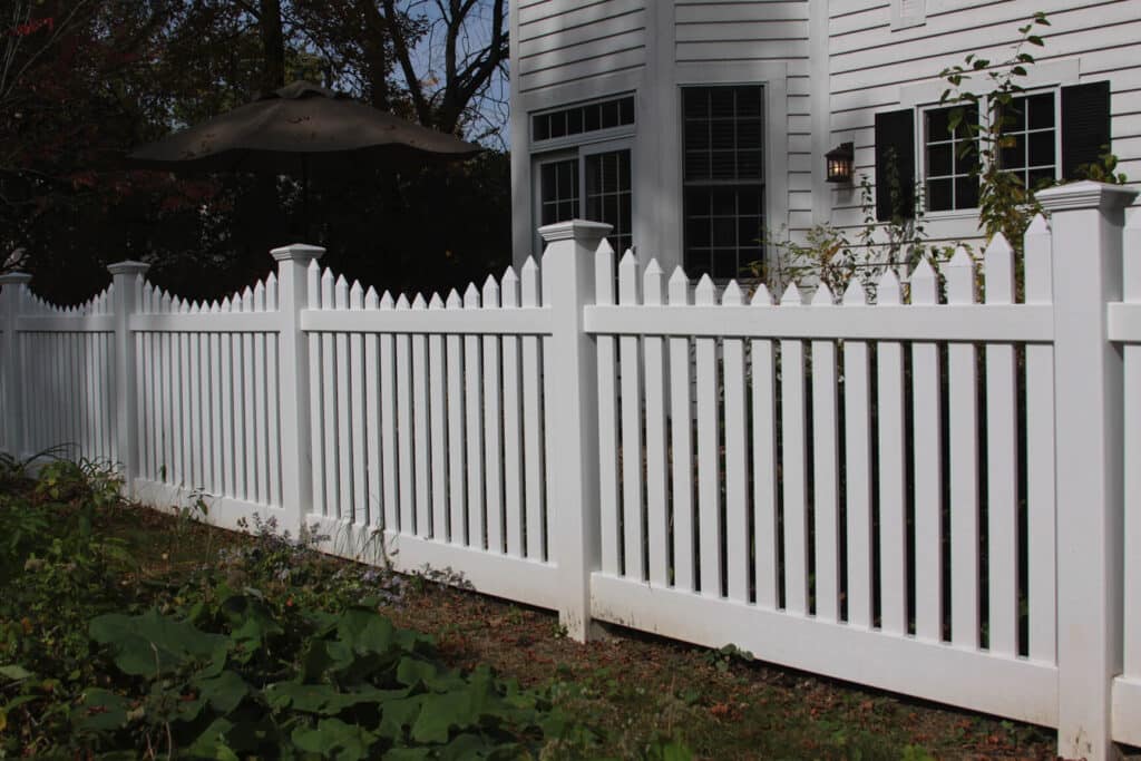 Spaced picket fences around Cincinnati