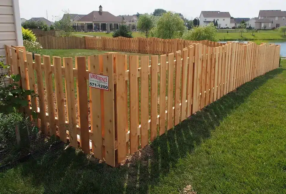 Cedar Wood Fence Installation in Fort Wayne, IN