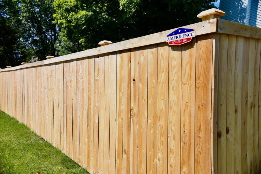 Cedar fencing company in Fort Wayne