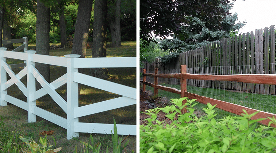 Split Rail Fence Install around Fort Wayne, IN