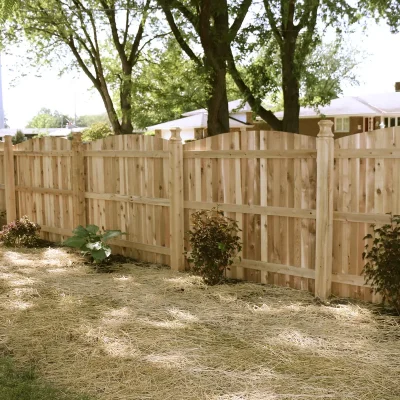 wood fence