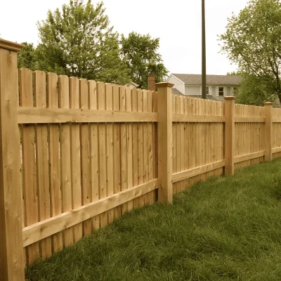 wooden fence